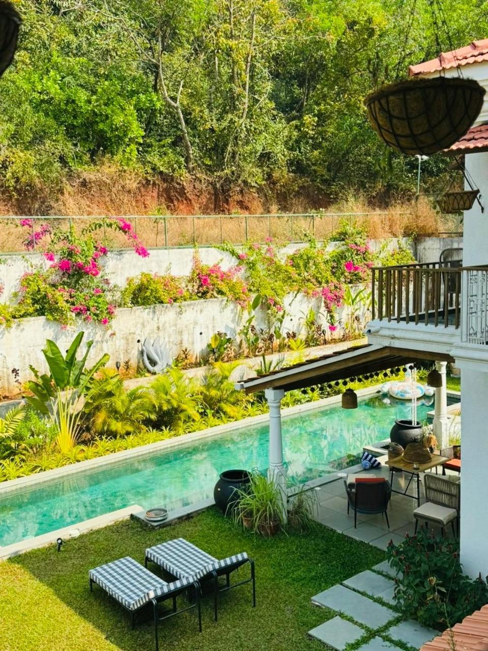 瓦加托Casa Azul- Luxury 4Bhk Assagao With Private Pool别墅 外观 照片